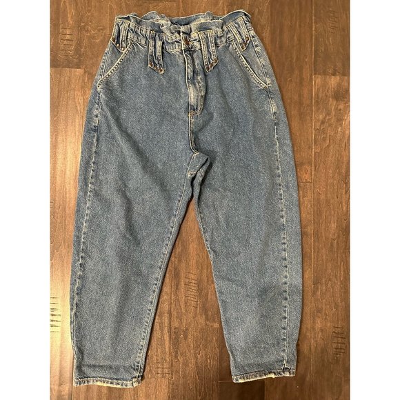 Zara Jeans Zara Womens Paper Bag Style Cinch Waist Jeans Poshmark